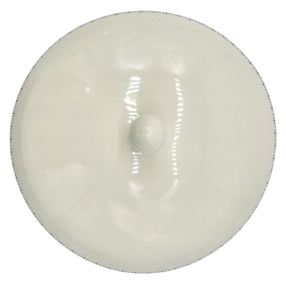 Churchill Serving Bowl with Lid 8 inch Diameter White Blue Floral Design England - Picture 10 of 12